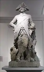 Standbild K.&nbsp;Ch. Graf von Schwerin im DHM Berlin
