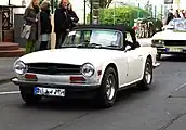 Triumph TR6 beim Oldtimertreffen „Beuel Classics“