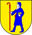 Pilgerstab im Wappen: Bever/Schweiz