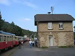 Vulkan-Expreß im Bahnhof Niederzissen