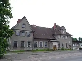 Empfangsgebäude von Nordwesten