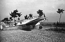 3U  HR einer Messerschmitt Bf&nbsp;110 des Zerstörergeschwaders 26