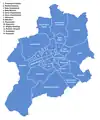 Heutige Stadtteile (Osiedla)