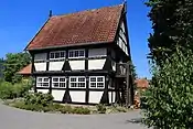 Treppenspeicher in Fachwerkbauweise (von 1607)
