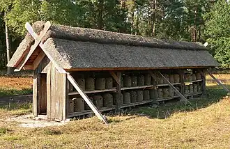 Traditionelle Bienenkörbe der Heideimkerei