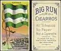 Flagge von Izmir (Smyrna) aus der Serie „Flags of all Nations, 150 Designs“ von Big Run Cigarros (1910)