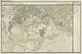 Monostoros Pályi (Mitte) um 1782 (Aufnahmeblatt der Josephinischen Landesaufnahme)