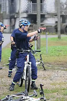 Bike Polizist Stadtpolizei Winterthur