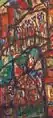 Bild 5: Kirchgang, 1972, Öl auf Leinwand, 63 × 29