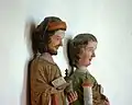 Cosmas und Damian (um 1300) an der Langhauswand