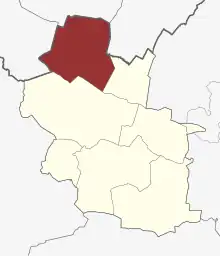 Lage des Sønder Omme Sogn in der Billund Kommune