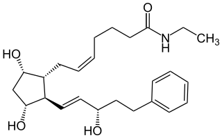 Strukturformel Bimatoprost