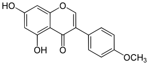 Strukturformel von Biochanin