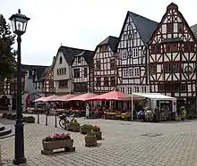 Fachwerkhäuser am Bischofsplatz