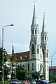 Seitenansicht der Kirche, 2008