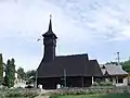 Die Holzkirche Sf. Pantelimon, steht in Olăneşti