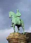 Reiterstandbild Bismarck neben dem Bremer Dom