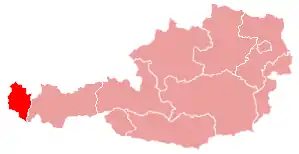 Karte Diözese Feldkirch