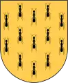 Bjärtrå Kommunalwappen in Schweden von 1962 bis 1973