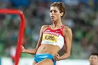 Vizeweltmeisterin Blanka Vlašić war als zweifache Weltmeisterin (2007/2009), Olympiazweite von 2008 und amtierende Europameisterin&nbsp;angetreten