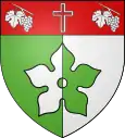 Ein Fünfblatt in verwechselten Farben im Wappen von Clichy-sous-Bois