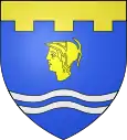 Minerva-Kopf in der Heraldik (hier: Stadtwappen von Maisons)