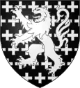 Schwarz, mit Balkenkreuzen besät (Menneville FR)
