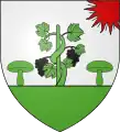 Familienwappen mit zwei grünen Pilzen
