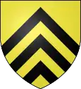 Cousolre: Drei schwarze Sparren auf Gold