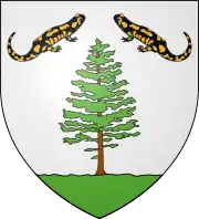 Wappen der französischen Gemeinde Pinas (Département Hautes-Pyrénées)