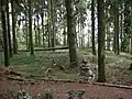 Bleibeskopf, Blick auf das mittlere Plateau