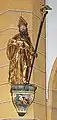Konsolstatue des hl. Nikolaus