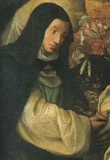 Diana mit Madonnen-Lilie