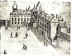 Hofburg mit Schweizertor, Mitte 16.&nbsp;Jahrhundert