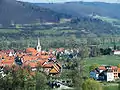 Blick auf Einhausen