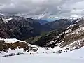 Gräfimattstand (rechts hinten) vom Bonistock (Süden) aus (annotiert)