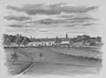 „Blick nach Neuruppin“, Bleistiftzeichnung 1939