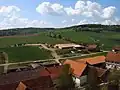 Blick vom Kirchturm Richtung Westen