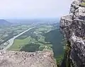 Blick vom Gipfel des Kranzhorns über das Inntal nach Norden