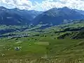 Blick vom Piz Mundaun Richtung Vella