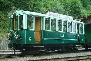 Elektrischer Triebwagen der Langenthal-Jura-Bahn (1907)