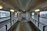 Mehrzweckabteil in einem Steuerwagen (Bmpz-s)