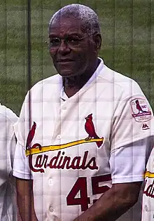 Bob Gibson 2017 bei einer Zusammenkunft der 1967er Cardinals