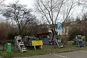 Alsengarten hinter dem Wohnzimmer Alsenstraße in Bochum