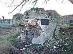 Der Katzenstein, mit Tafel zur Historie