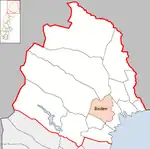 Lage der Gemeinde Boden