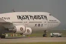 Ed Force One – Liste der Veranstaltungsorte unterhalb des Cockpits
