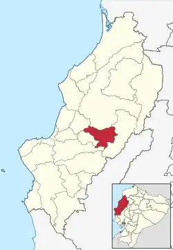 Der Kanton Bolívar in der Provinz Manabí