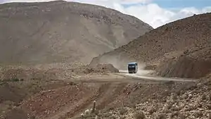 Ruta 5 im Municipio Tomavezwischen Potosí und Uyuni