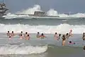 Wellen am Bondi Beach